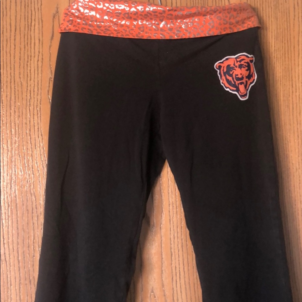Chicago bears PINK yoga pants